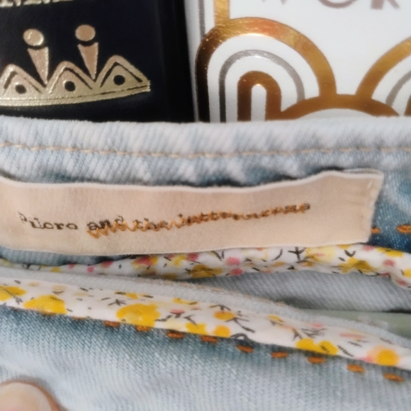 Pilcro and the Letterpress Zipper Denim Pencil Skirt - Picture 3 of 4